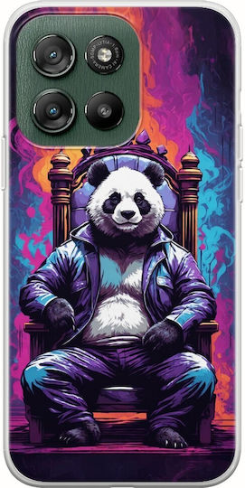 Animale Sălbatice Panda Motorola Moto G57 Power 5G Husa Flexibilă TPU Transparentă Din Silicon