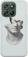 Get Out My Head Motorola Moto G57 Power 5G Flexible TPU Transparent Silicone Mobile Phone Case