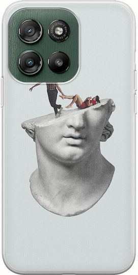 Get Out My Head Motorola Moto G57 Power 5G Flexible TPU Transparent Silicone Mobile Phone Case