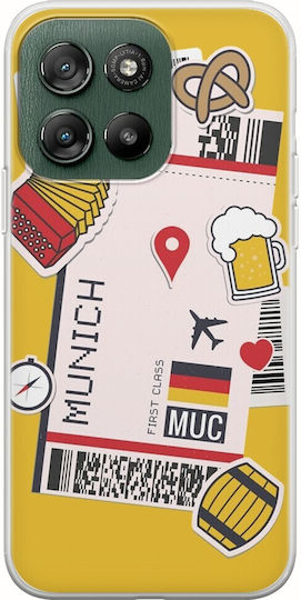 Ticket To Munich Motorola Moto G57 Power 5G Flexible TPU Transparent Silicone Mobile Phone Case
