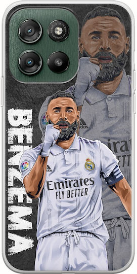 Football Stars Karim Benzema Motorola Moto G57 Power 5G TPU Flexibil Silicon Transparent