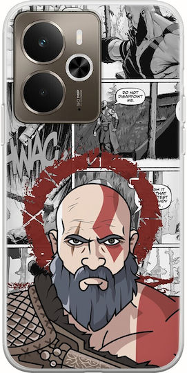 God War Kratos Realme 14 5g Flexible Tpu Διάφανη Σιλικόνη