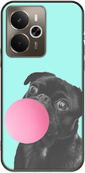 Bubblegum Dog Realme 14 5g Negru TPU Silicon