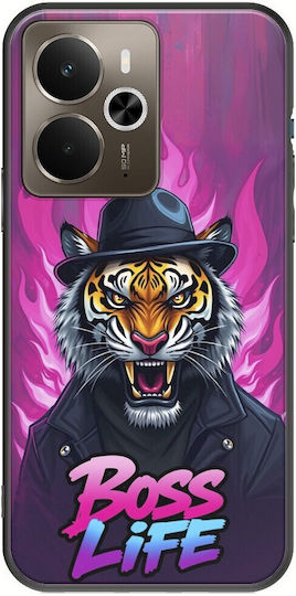 Boss Life Tiger Realme 14 5g Black Tpu Μαύρη Σιλικόνη