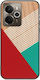 Triangles Lines Realme 14 5g Black TPU Black Silicone