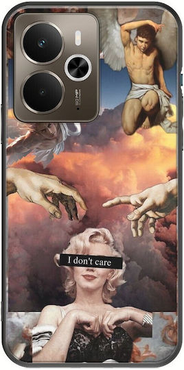 I Dont Care Realme 14 5g Black Tpu Μαύρη Σιλικόνη
