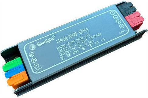 Spot Light Τροφοδοτικό LED IP20 Ισχύος 200W με Τάση Εξόδου 24V