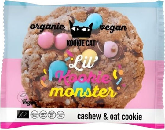 Kookie Cat Bio Kekse Haferflocken Kookie Monster Mit Chips Vegan 50gr