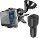 Avizar Car Accessory Package Usb-c Car Charger Suction Cup Mount Black