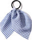 Elastisches Haargummi Set Mit Fliederfarbenen Polka Dot Schleifen