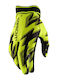 100% Ridefit Summertime Men's Motocross Riding Gloves Yellow