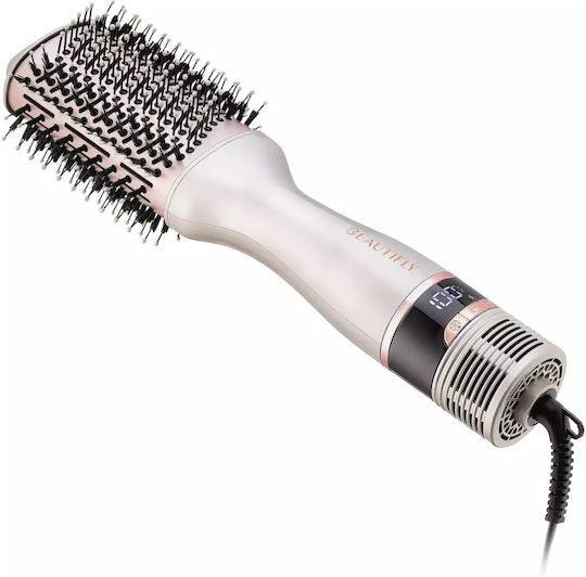 Beautifly Curlspin Ceramic Electric Hair Brush with Air for Hair Straightening and Curls 1400W