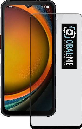 Obal:Me 2.5D Закалено Стъкло Черен Galaxy XCover7