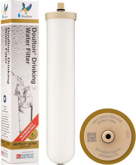 Doulton Резервна Част Воден Филтър За Смесител / Под Мивката Керамичен Ultra 0.2 μm