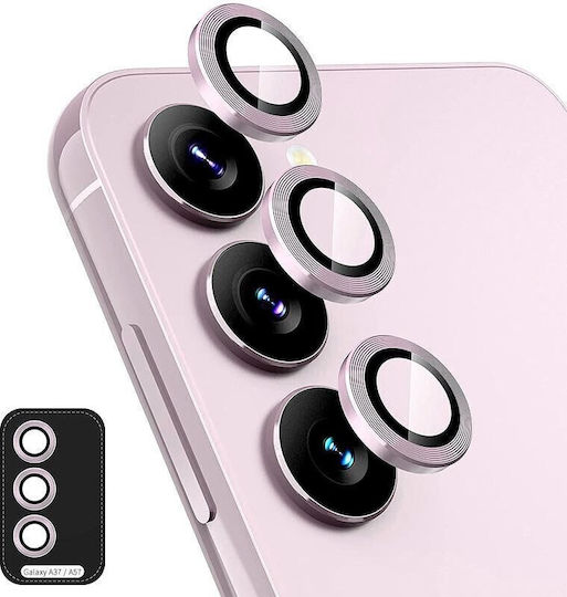 Enkay Handy-Kameraschutz Gehärtetes Glas Rosa für das Samsung Galaxy A37 5G