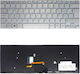 Teclado Español Para Portátil Spanish Laptop Keyboard Sony Vaio Svf Svf14 Svf14e Svf142 Svf143 Svf14n Svf1432 Svf1421 Svf 14e 9z.nadbq.20f Es No Frame Backlight Silver Κωδ.40314esnofrblsil