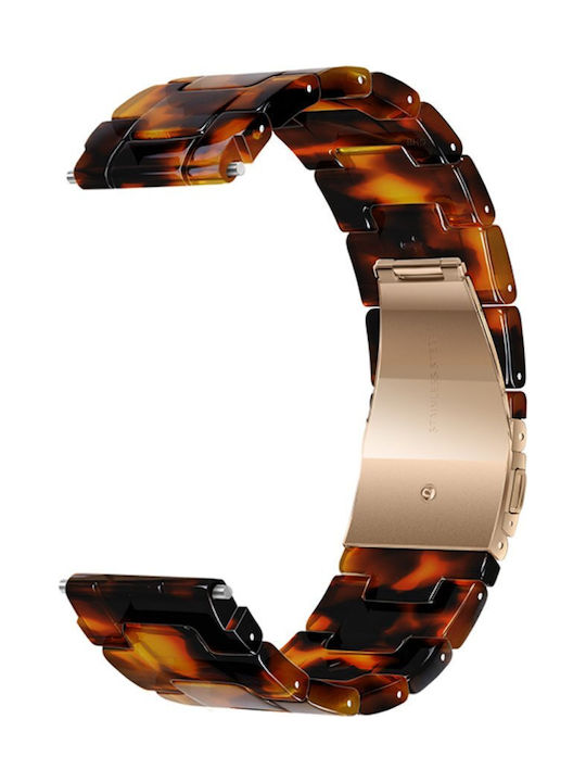 Watchband Hoco Wh19 Elegant Series Πλαστικό Μπρασελέ Samsung Huawei Xiaomi Vivo Oppo Κα 20mm Universal Ταρταρούγα