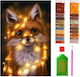 Mosaic Diamond Embroidery Zola Fox Design 30x40 Cm