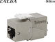 Televes 209929 Keystone Jack Rj45 Ftp Cat.6a Θηλυκό 180° Tool-free Grip Slim