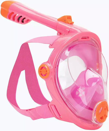 Aquaspeed Silicone Full Face Kids Diving Mask Pink