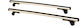 Hermes Car Roof Bars Gs3 120cm Set Kit Aluminum Silver