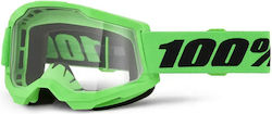Μάσκα 100% Strata 2 Clear Lens Double Layer Foa...