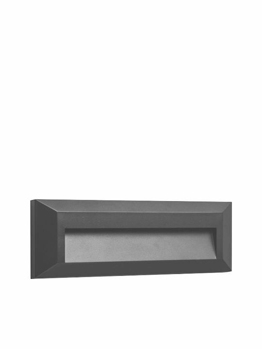Spot Light Επιτοίχια Εξωτερική Πλαφονιέρα LED IP65 2W με Ρυθμιζόμενο Λευκό Φως