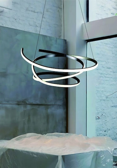 Domoletti Black LED Pendant Light with Natural White Light