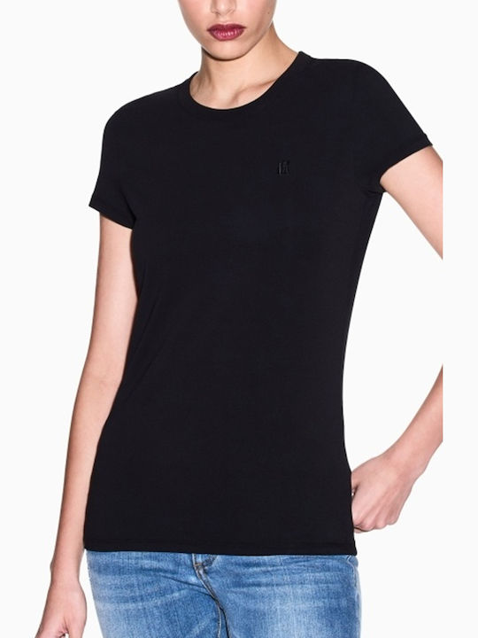 Armani Exchange Damen Bluse Schwarz