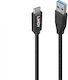 Lindy USB 3.2 Cable USB-C male - USB-A 15W PD 0.5m 36970
