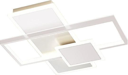 ArkoLight Deckenleuchte Weiß mit Integrierter LED und Fernbedienung