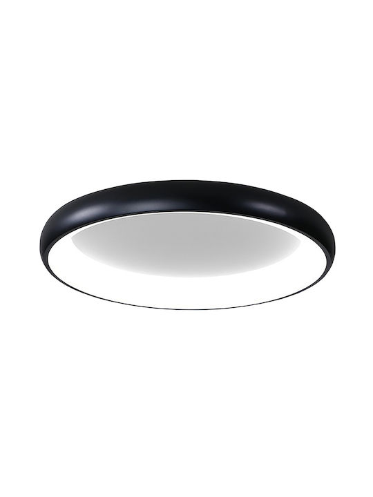 ArkoLight Πλαφονιέρα Οροφής Μαύρη με Ενσωματωμέ...