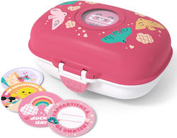 Monbento Plastic Kids Food Container 0.6lt Pink