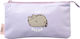 Pusheen Pencil Case 3 Compartments On Break Pattern Moments Collection Lavender