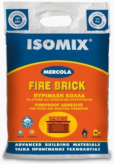 Isomix Fire Brick 5kg Fireproof Adhesive Grout Fire Bricks