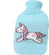 Hot Water Bottle in Blue with Cover General Use 2000ml