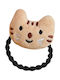 Elastische Kinder Haargummis & Haarschleifen Braun Teddy Katze