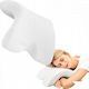 Pillow With Memory Foam 33x30x12cm in White Colour ZK12743QWS10