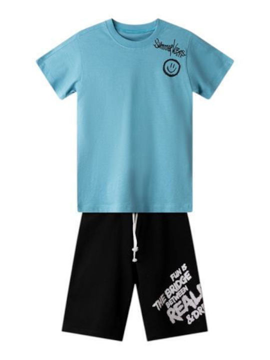Nek Kids Wear Summer Set 2 Pieces Petrol Maren