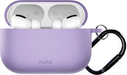 Puro Icon Калъф Силиконов в Лилав Цвят за Apple...