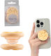 Volte-tel Pop Stand Base Support Silicone Suction Double Sided Round Small Devices Beige