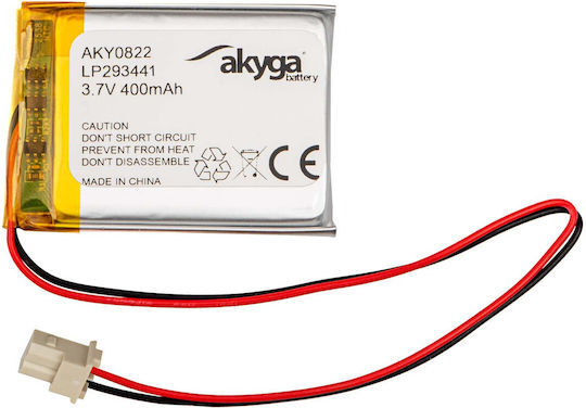 Akyga Li-Po Battery 3.7V 400mAh 1S for RC Vehicle