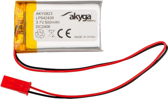 Akyga Li-Po Battery 3.7V 500mAh 1S for RC Vehicle