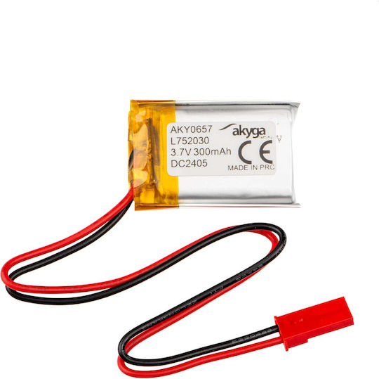 Akyga Li-Po Batterie 3,7V 300mAh 1S für RC-Fahrzeug