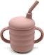 Amek Toys Baby- und Kleinkindbecher aus Silikon Grau
