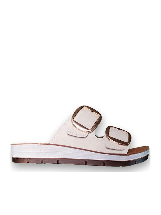 Leather Women's Anatomic Beige Sandals