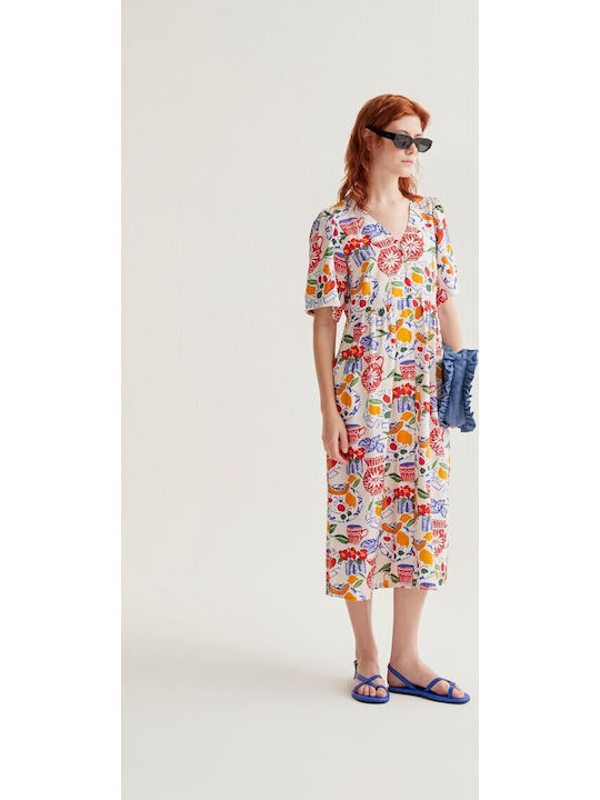 Sommer Midi Hemdkleid
