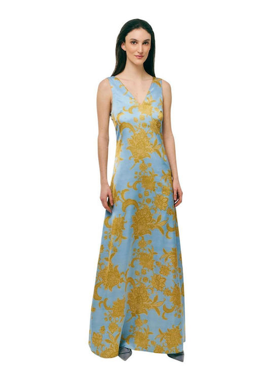 Summer Maxi Dress for Wedding / Christening Light Blue