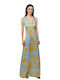 Summer Maxi Dress for Wedding / Christening Light Blue