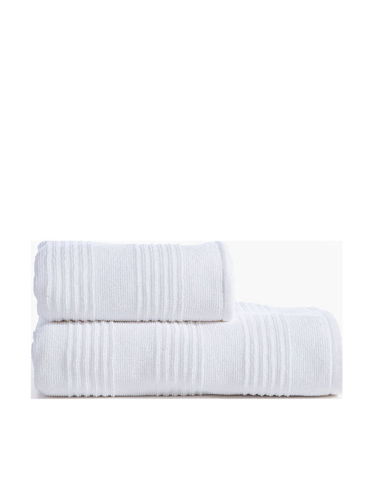 Nef-Nef Homeware Set Bath Towels 2 pcs Boat White Weight 650gr/m²